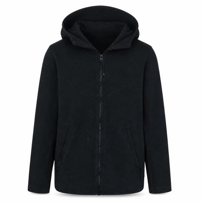 Nike Men's Black Full Zip Hoodie XS - Lightweight Sportswear