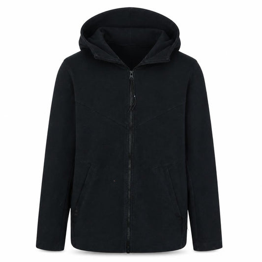Nike Men's Black Full Zip Hoodie XS - Lightweight Sportswear
