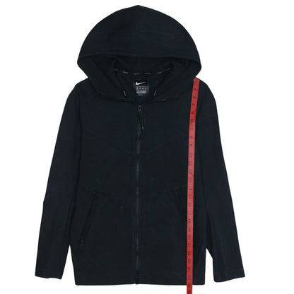 Nike Men's Black Full Zip Hoodie XS - Lightweight Sportswear
