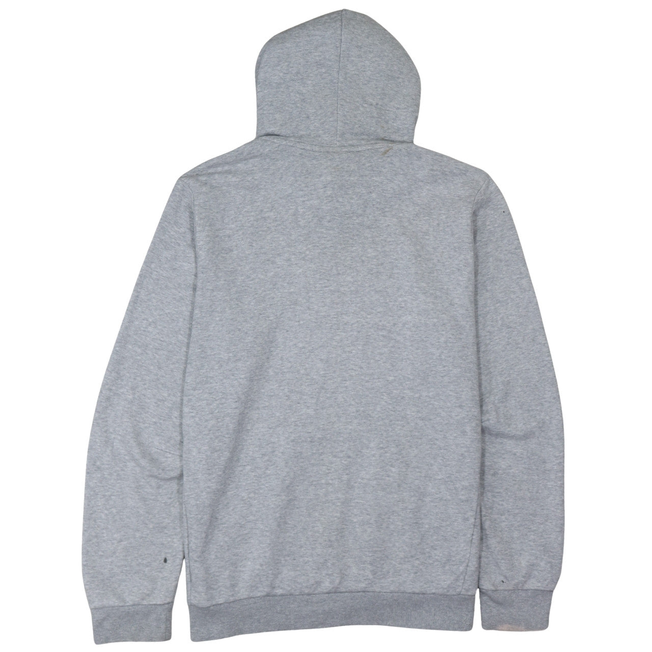 Adidas Mens Grey Pullover Hoodie L Regular Fit Logo Sweatshirt