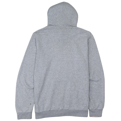 Adidas Mens Grey Pullover Hoodie L Regular Fit Logo Sweatshirt