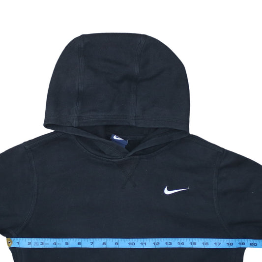 Nike Boys Black Pullover Hoodie 12-13 Years Fleece Lined Sweatshirt