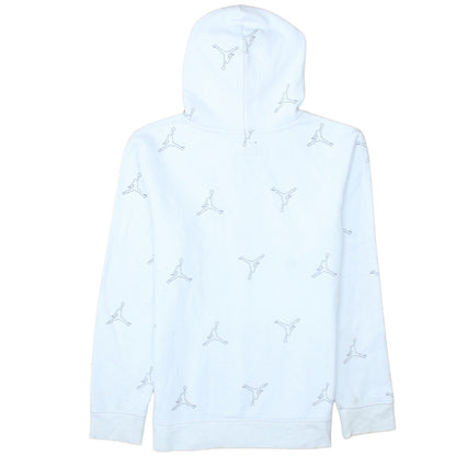 Jordan Boys White Pullover Hoodie 15-16 Years Graphic Print Logo Sweatshirt