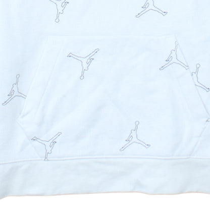 Jordan Boys White Pullover Hoodie 15-16 Years Graphic Print Logo Sweatshirt