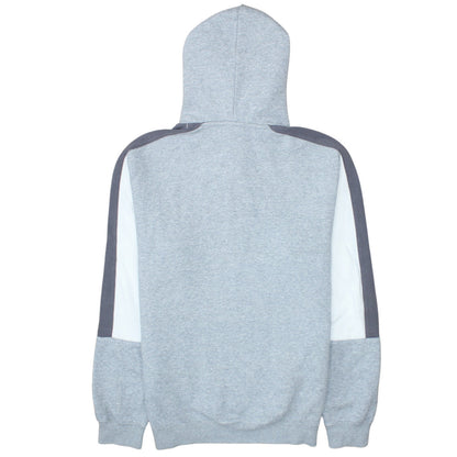 Champion Men’s Grey Pullover Hoodie Large Logo Fleece Sweatshirt