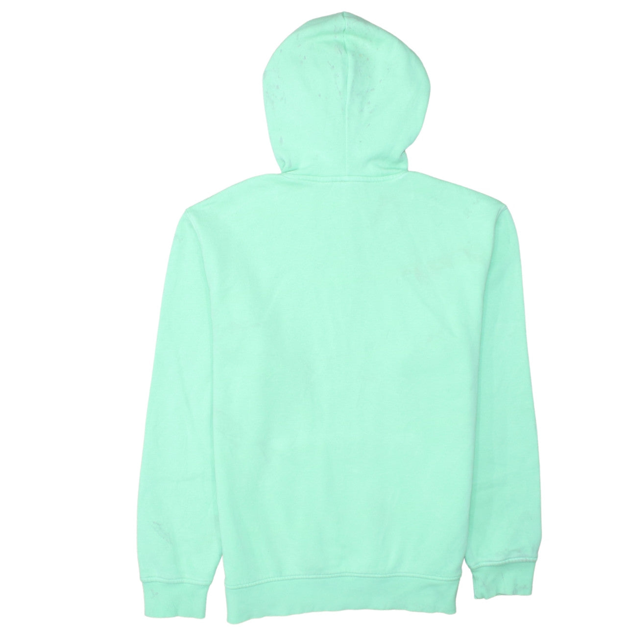 Adidas Womens Mint Green Hoodie Size 10 Cotton Pullover Hooded Sweatshirt