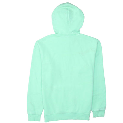 Adidas Womens Mint Green Hoodie Size 10 Cotton Pullover Hooded Sweatshirt