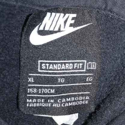 Nike Boys Black XL Pullover Hoodie Fleece Sweatshirt with Logo