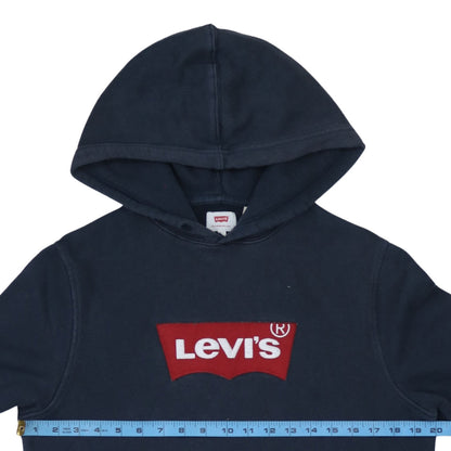 Levi's Men's Blue Pullover Hoodie Small Classic Logo Sweatshirt