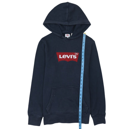 Levi's Men's Blue Pullover Hoodie Small Classic Logo Sweatshirt