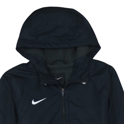 Nike Men’s Black Hooded Windbreaker Jacket S Sports Casual