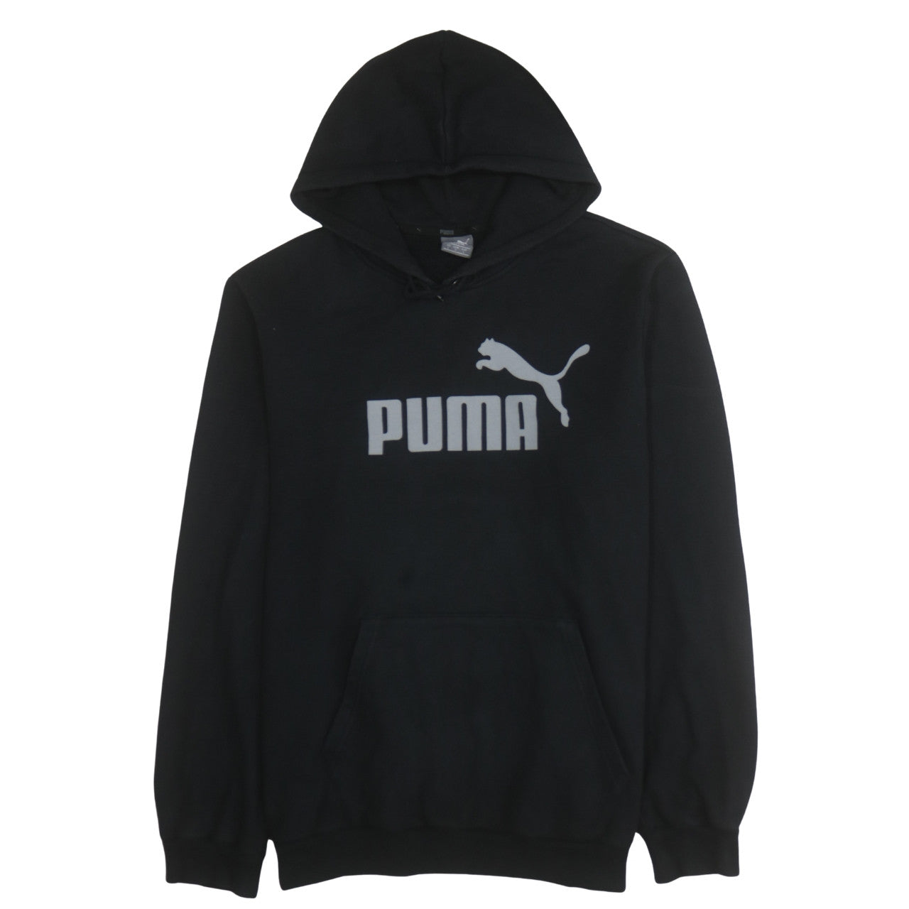 Puma Men's Black Pullover Hoodie L Regular Fit Sportswear