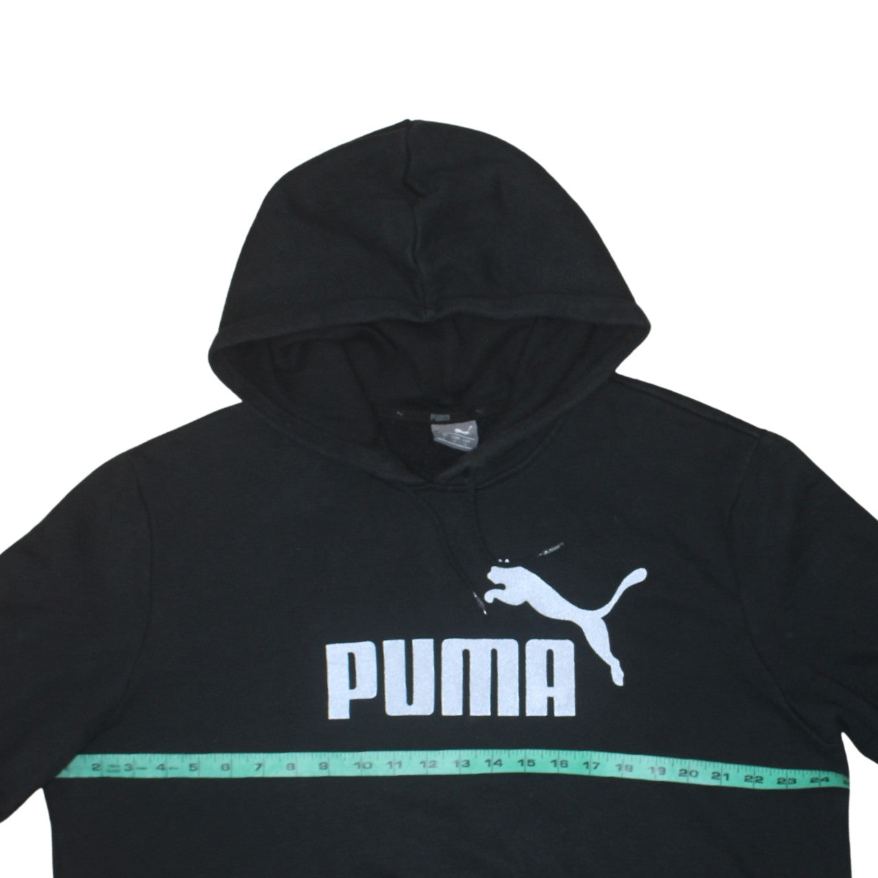 Puma Men's Black Pullover Hoodie L Regular Fit Sportswear