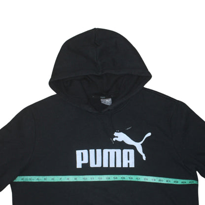 Puma Men's Black Pullover Hoodie L Regular Fit Sportswear