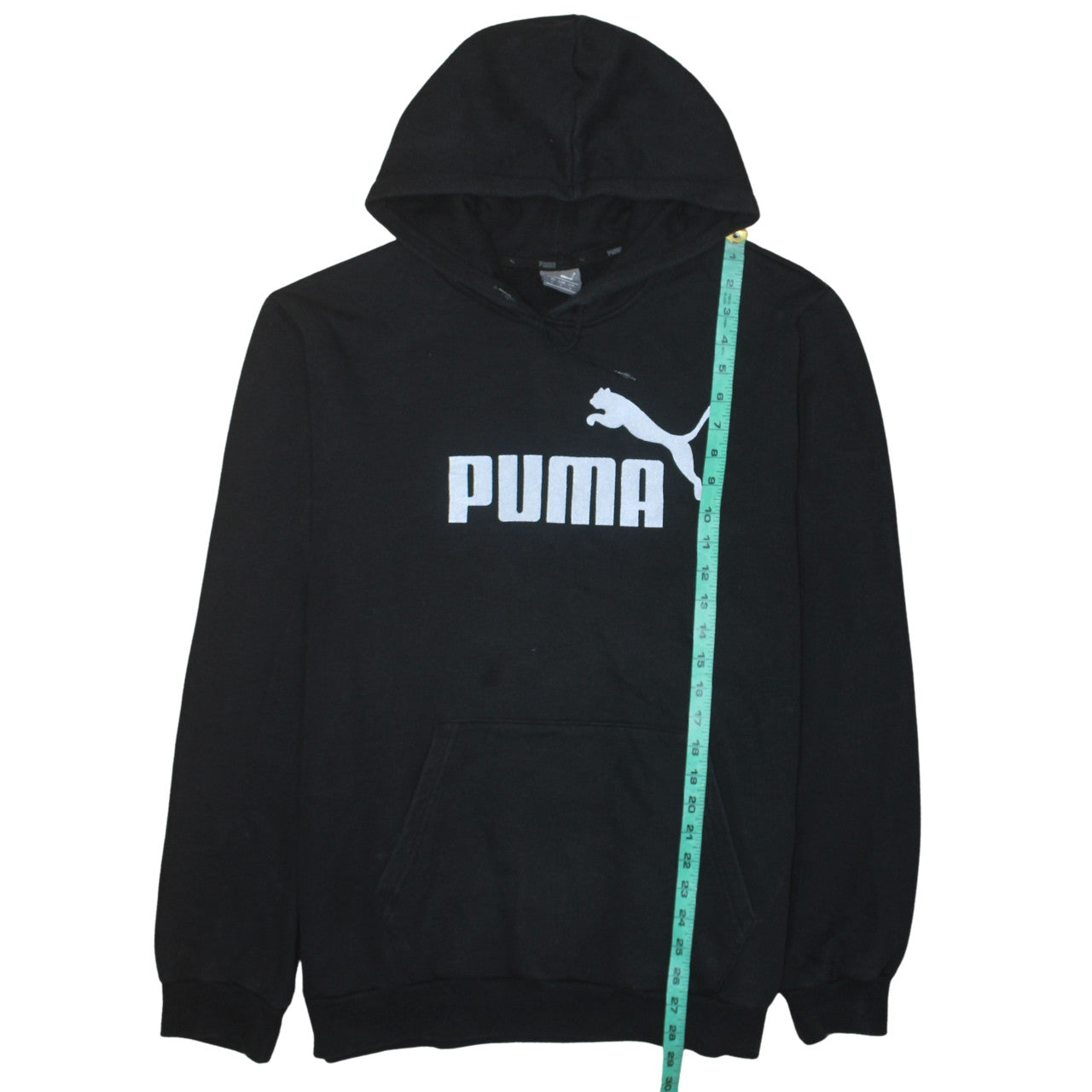 Puma Men's Black Pullover Hoodie L Regular Fit Sportswear