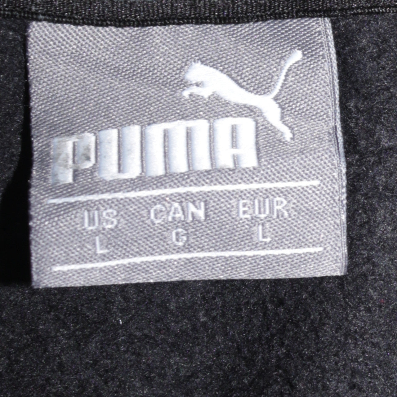 Puma Men's Black Pullover Hoodie L Regular Fit Sportswear