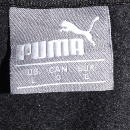 Puma Men's Black Pullover Hoodie L Regular Fit Sportswear