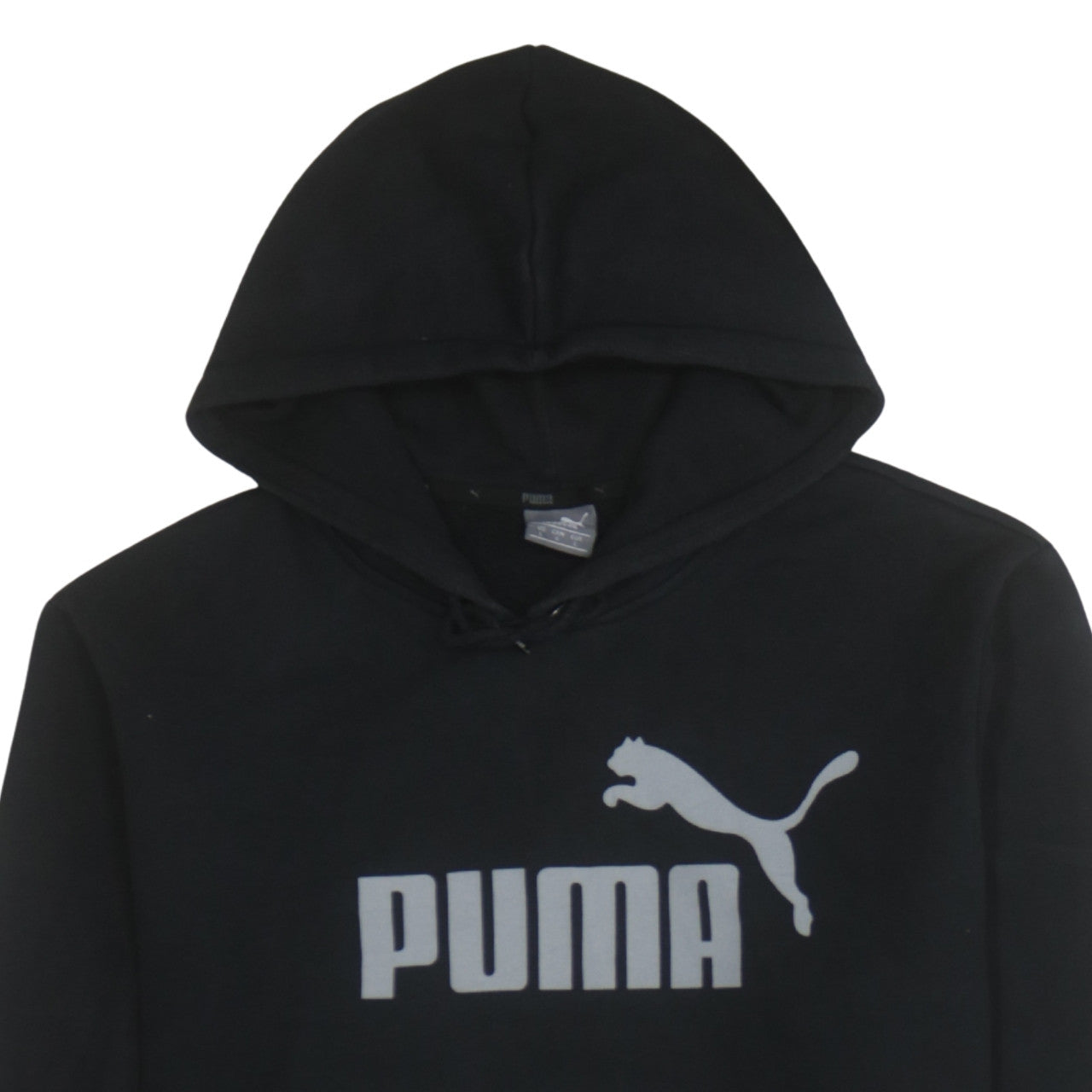 Puma Men's Black Pullover Hoodie L Regular Fit Sportswear