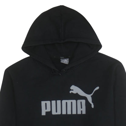Puma Men's Black Pullover Hoodie L Regular Fit Sportswear