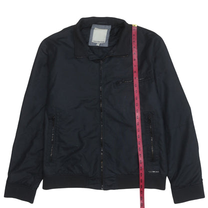 Calvin Klein Jeans Men's Black Bomber Jacket XL Nylon Casual