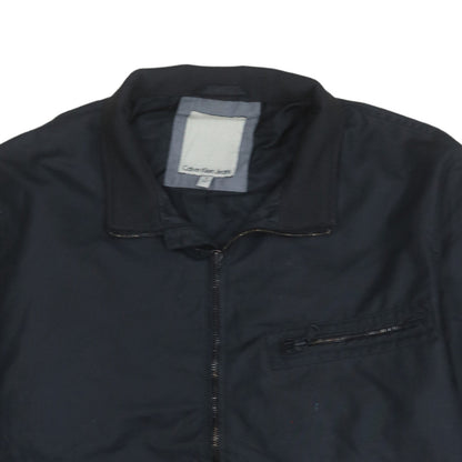 Calvin Klein Jeans Men's Black Bomber Jacket XL Nylon Casual