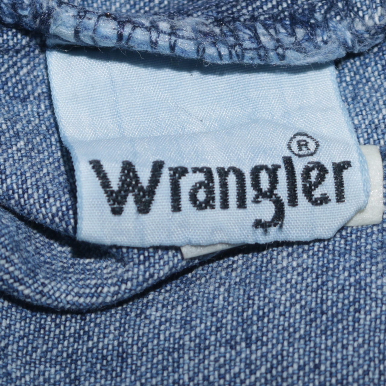 Wrangler Men's Blue Denim Western Snap Button Shirt XL