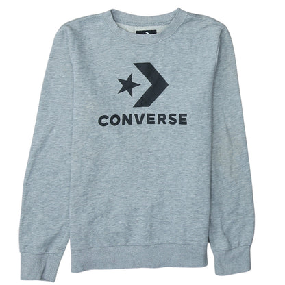 Converse Boys Grey Crew Neck Pullover Sweatshirt XL 13-15 Years