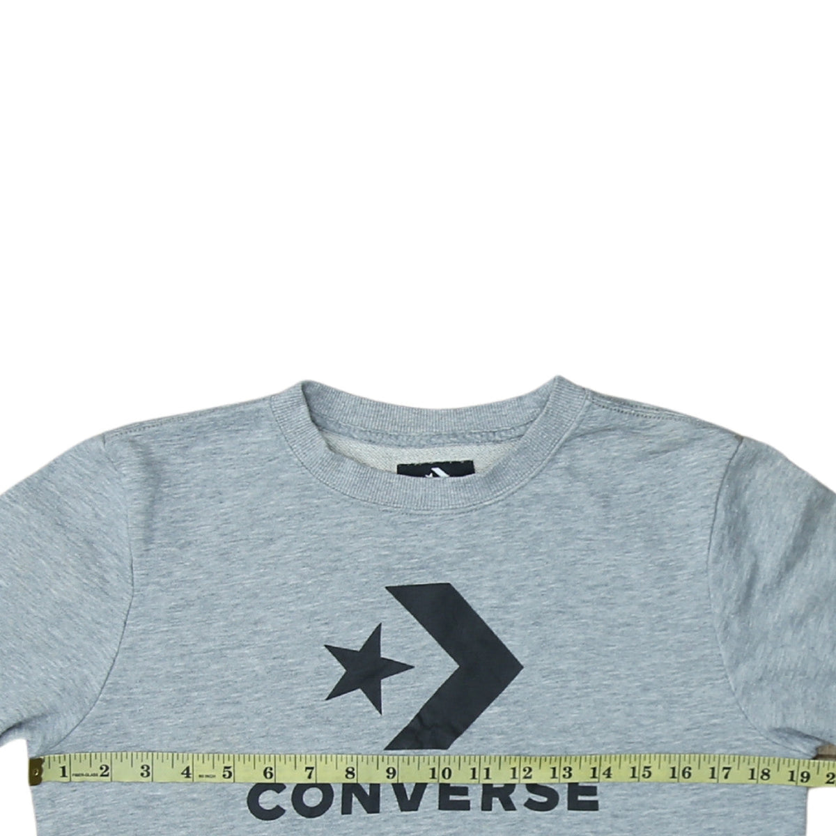 Converse Boys Grey Crew Neck Pullover Sweatshirt XL 13-15 Years