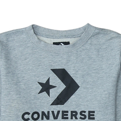 Converse Boys Grey Crew Neck Pullover Sweatshirt XL 13-15 Years