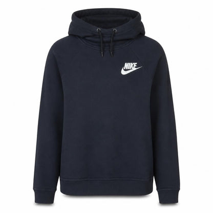 Nike Women's Black Pullover Hoodie Small Cotton Blend Sweatshirt