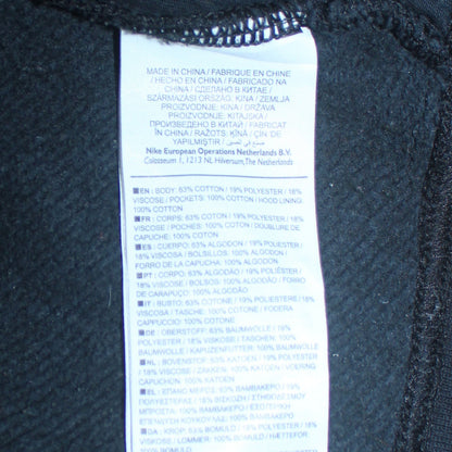 Nike Women's Black Pullover Hoodie Small Cotton Blend Sweatshirt
