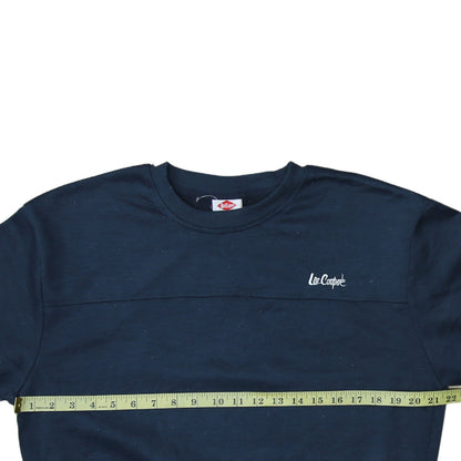 Lee Cooper Men’s Blue Crew Neck Pullover Sweatshirt M