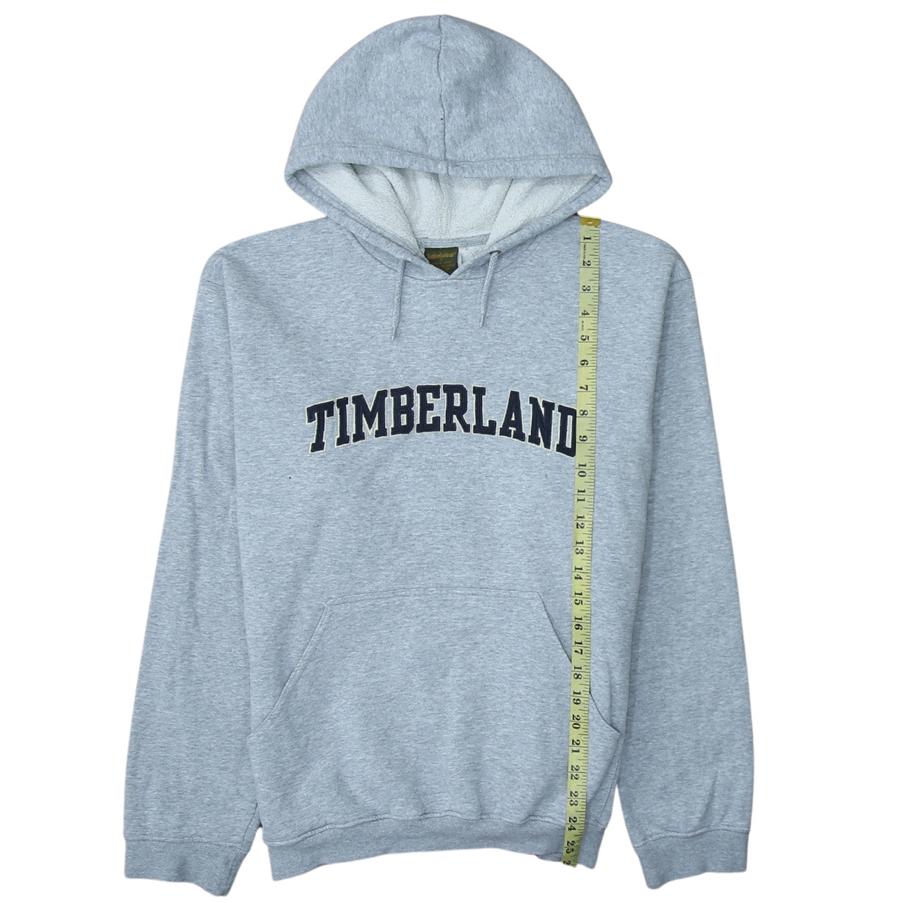Timberland Women's Grey Pullover Hoodie Small Cotton Blend Logo Casual