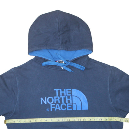 The North Face Mens Blue Pullover Hoodie M Graphic Outdoor Sweatshirt