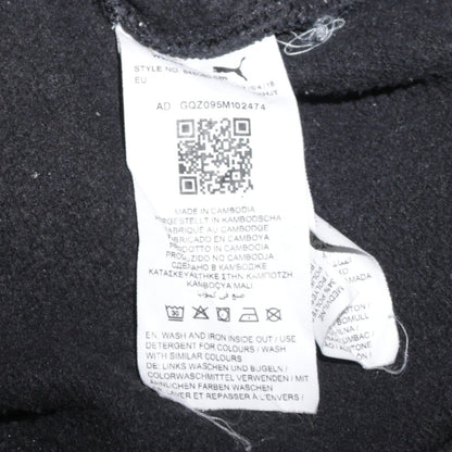 Puma Men's Black 2XL Pullover Crew Neck Fleece Sweatshirt