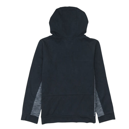 Nike Boys Black 12-13 Years Half Zip Hoodie Sweatshirt