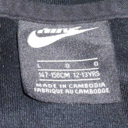 Nike Boys Black 12-13 Years Half Zip Hoodie Sweatshirt