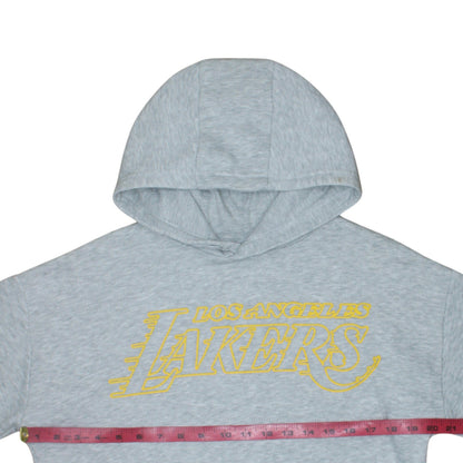NBA Boys Grey Los Angeles Lakers Pullover Hoodie 12-13 Years Basketball Style