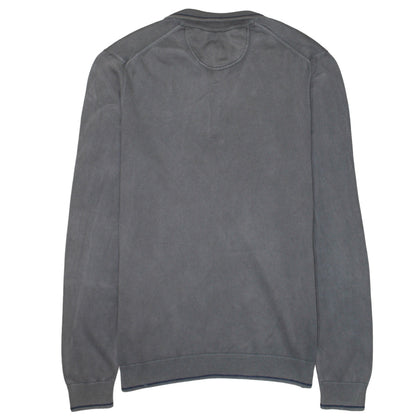 Timberland Men’s Grey 1/4 Zip Cotton Jumper Size S