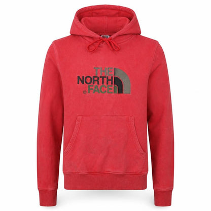 The North Face Mens Red XS Pullover Hoodie Graphic Fleece