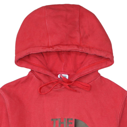 The North Face Mens Red XS Pullover Hoodie Graphic Fleece