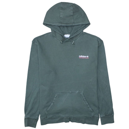 Adidas Adventure Womens Green Pullover Hoodie Size M Classic Fit