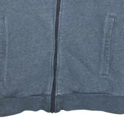 Adidas Men's Grey Full Zip Hoodie Medium Sports Fleece