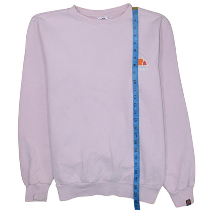 Ellesse Womens Pink Crew Neck Pullover Sweatshirt Size 12