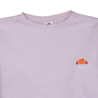 Ellesse Womens Pink Crew Neck Pullover Sweatshirt Size 12