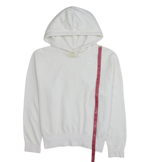 Nike Women's Ivory Pullover Hoodie Small Cotton Blend Sweatshirt