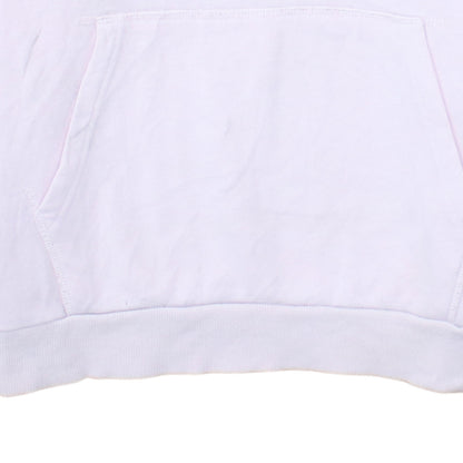 Ellesse Women Pink Pullover Hoodie UK 8 Cotton Blend Logo Print
