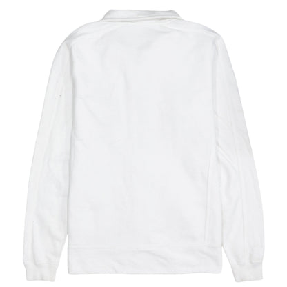 Champion Men's White Full Zip Sweatshirt Jacket Size S