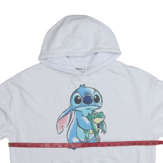 Disney Stitch at Primark White XS Women's Pullover Hoodie