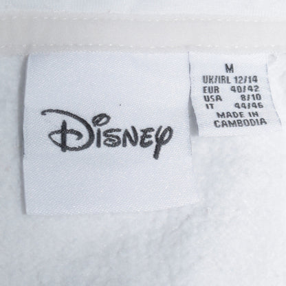 Disney Primark Women White Stitch Hoodie Size 12/14 Pullover